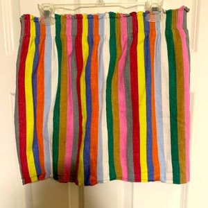 J. Crew multi-color skirt